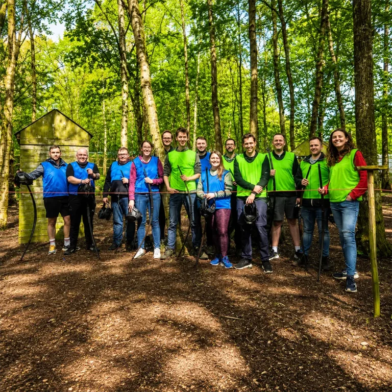 Battlezone Archery, designed for team play