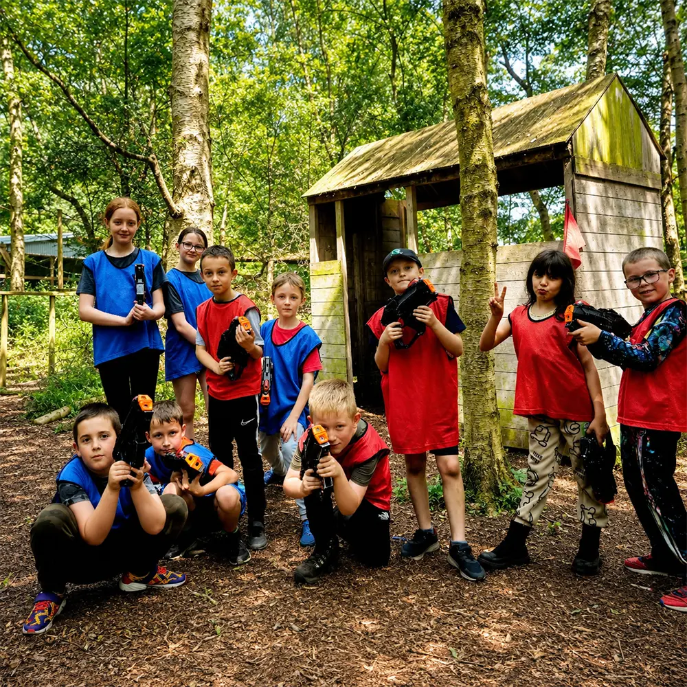 Junior laser tag birthday parties