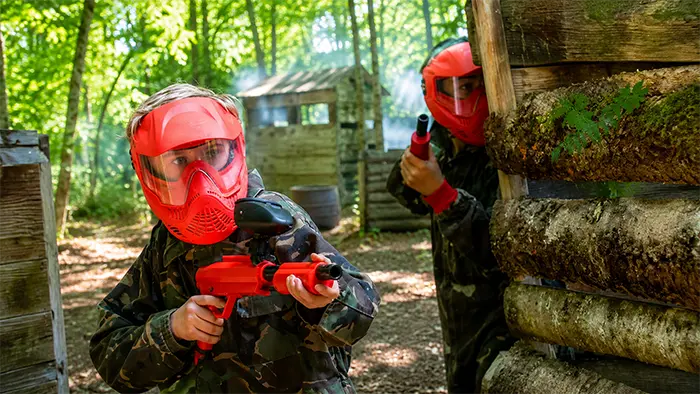 Junior paintball mission three the village