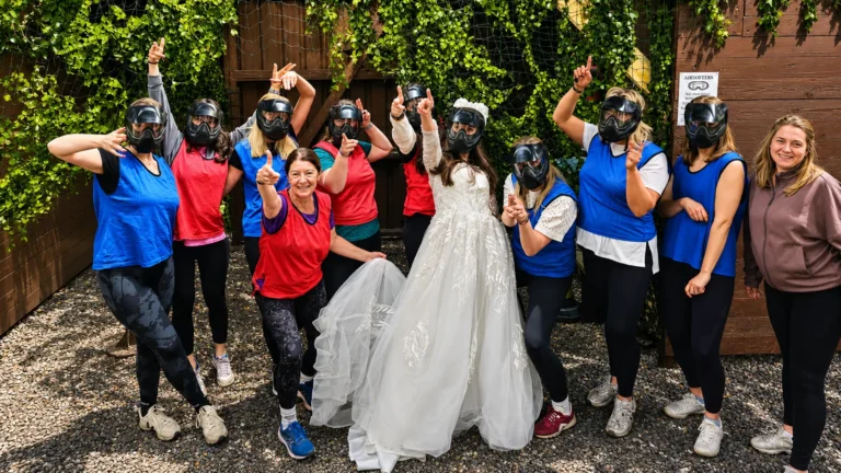 Lasertag for a Hen party