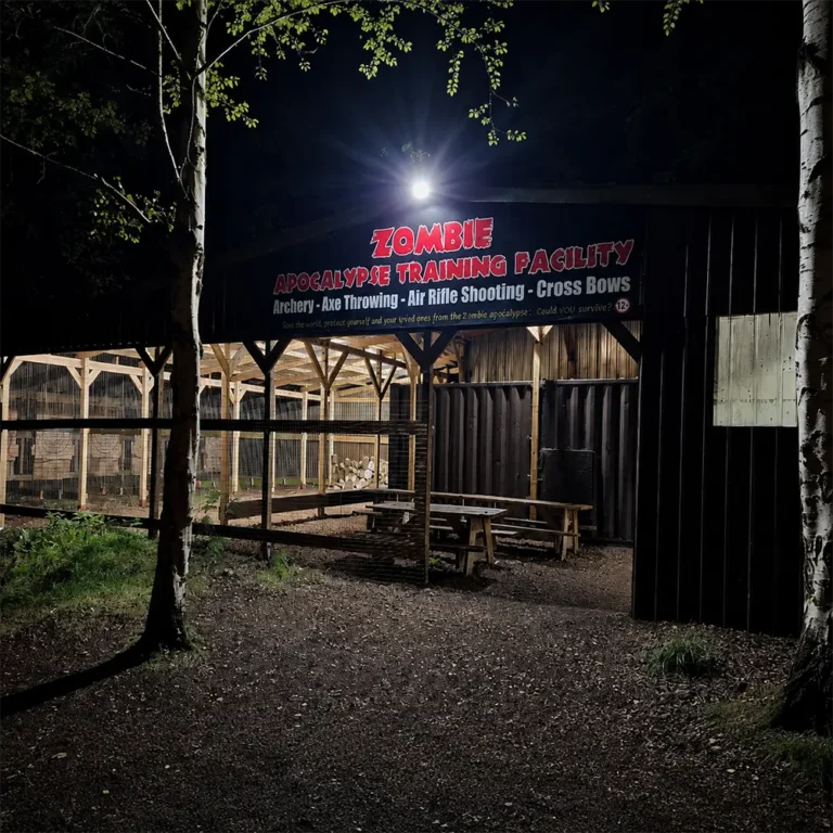 Zombie Apocalypse Training Facility - created here, available nowhere else.